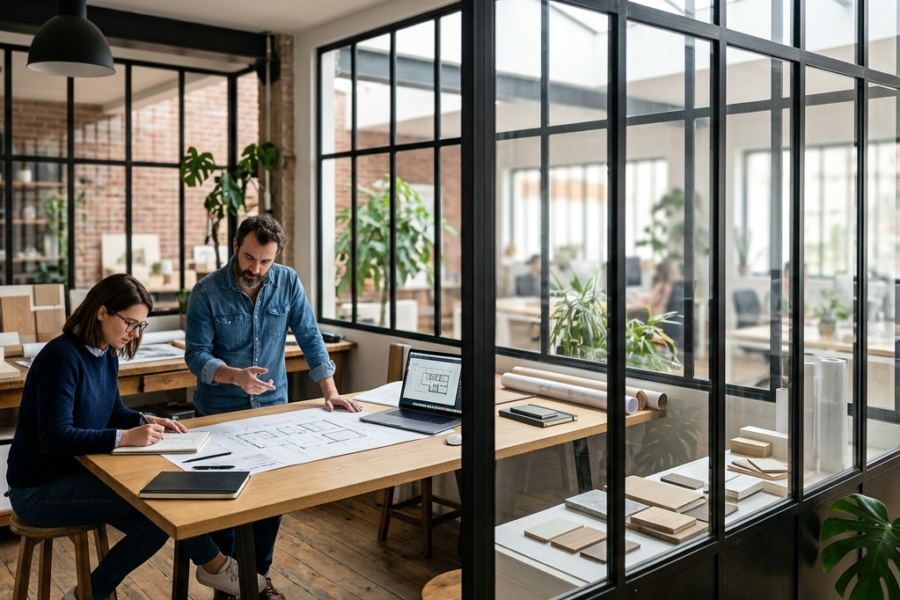 Verrière d&rsquo;atelier intérieure : tendance déco incontournable ou effet de mode ?